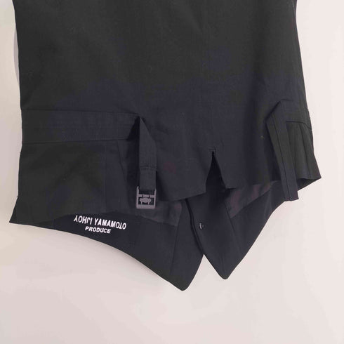 ヨウジヤマモトプールオム Yohji Yamamoto POUR HOMME 25SS WOOL GABARDINE 7 BUTTONS VEST ウール ギャバジン 7ボタン ベスト メンズ JPN:2